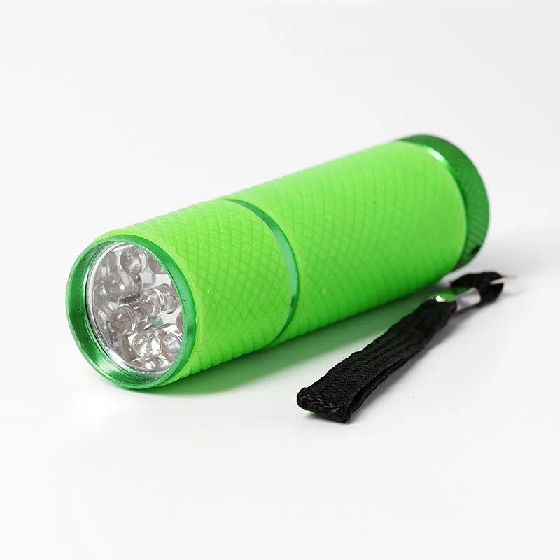 Mini lanterna portátil Led Ultra violeta seca com gel Uv