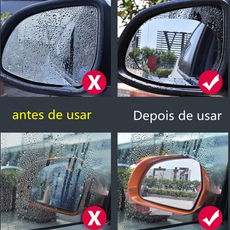 Filme para Retrovisor Anti Nevoeiro e Chuva