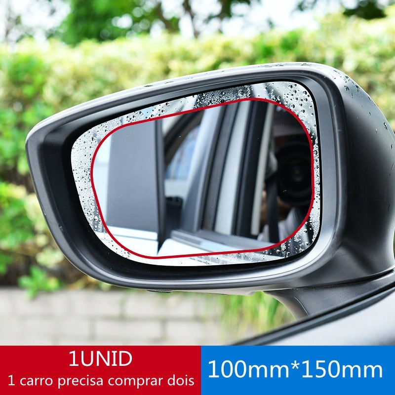 Filme para Retrovisor Anti Nevoeiro e Chuva