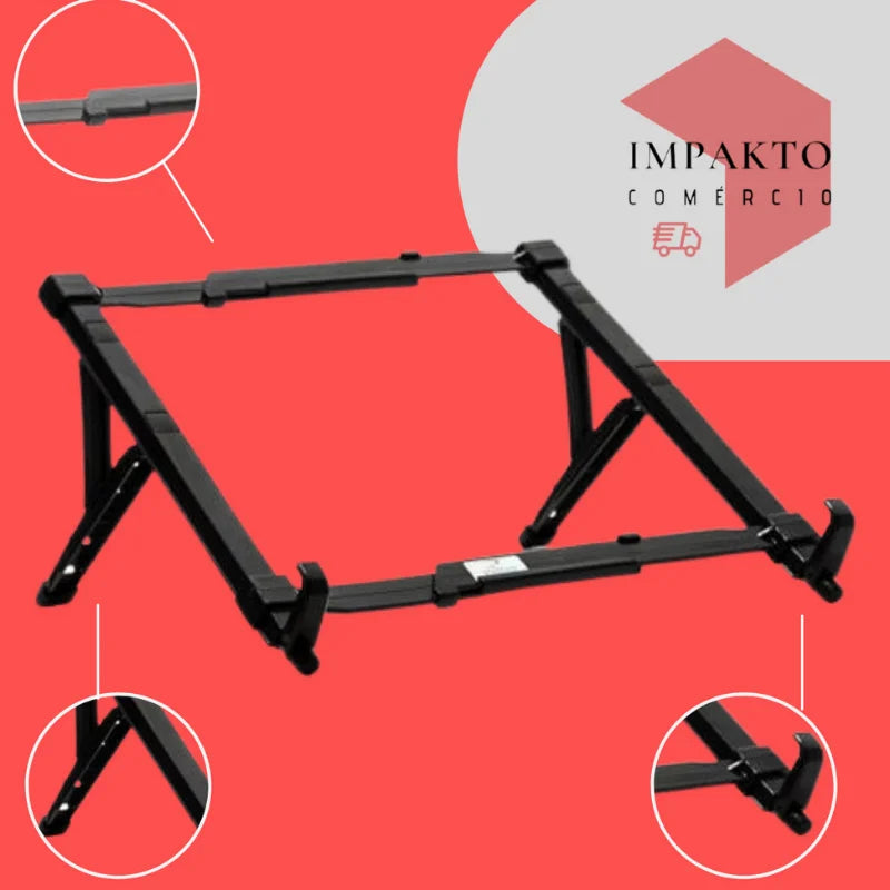 Suporte para Laptop, Notebook 5 regulagens de Altura preto BR