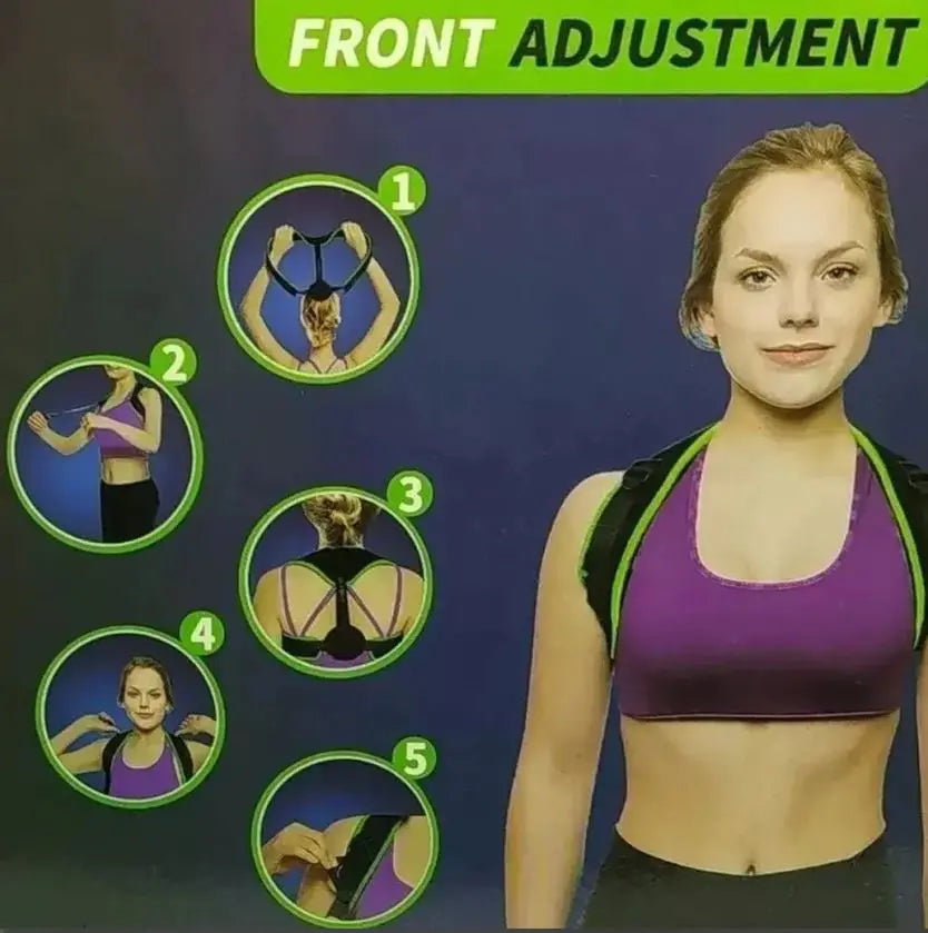 Corretor postural Ergonômica de corpo Coluna Costas Ombros Ortopédico Novo Modelo imã