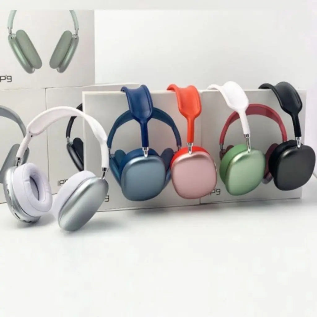 Fone de ouvido Bluetooth Pro Max, P9, Redução de Ruído, Alta Qualidade