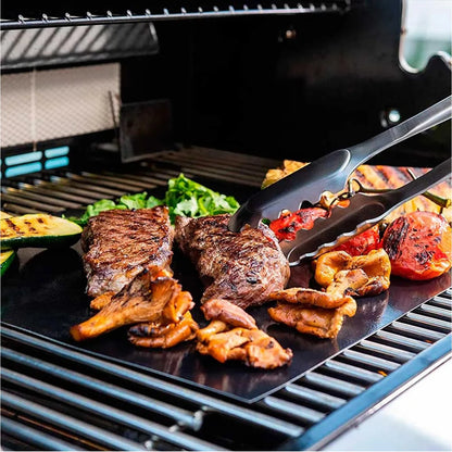 Tapete para Churrasco Teflon 40X33cm Antiaderente para altas temperaturas Reutil