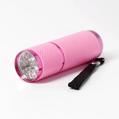 Mini lanterna portátil Led Ultra violeta seca com gel Uv