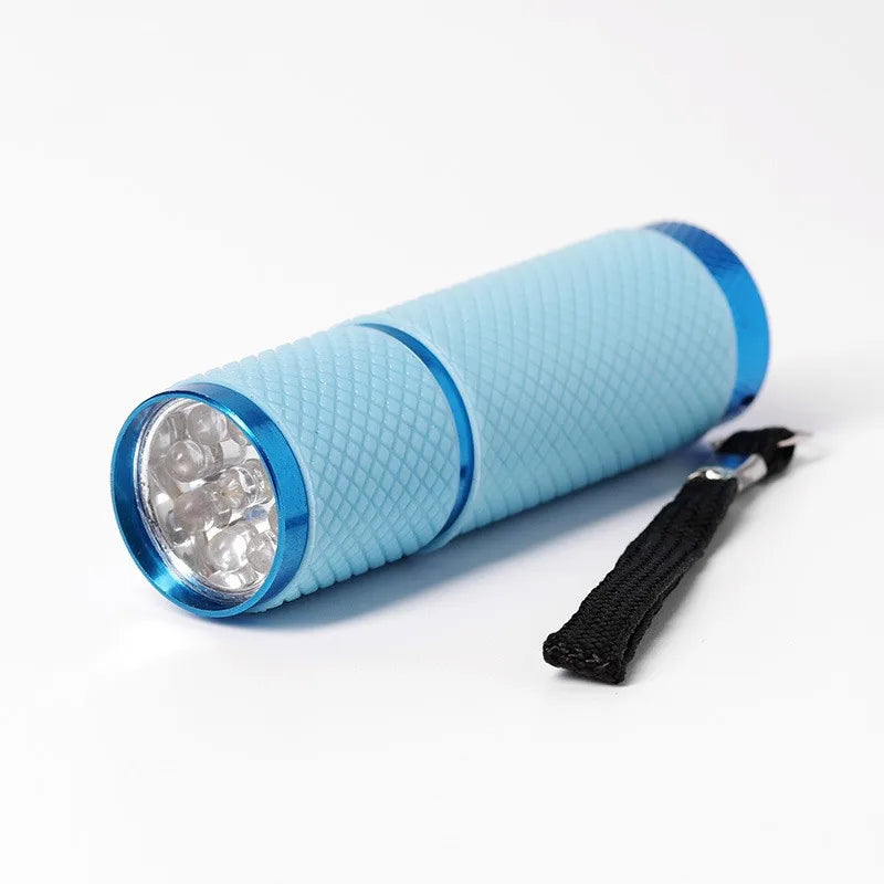 Mini lanterna portátil Led Ultra violeta seca com gel Uv