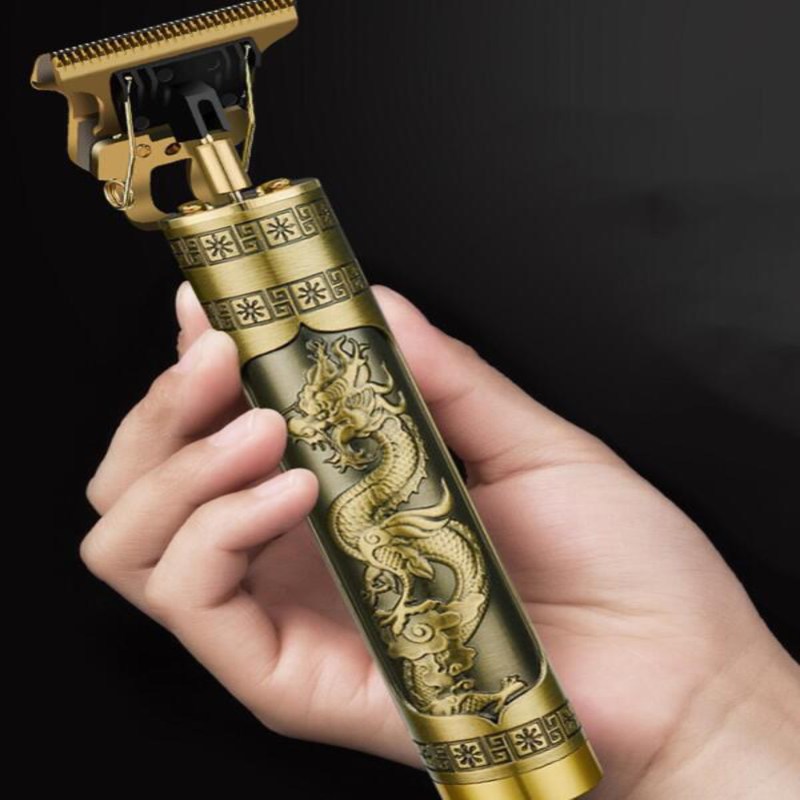 Máquina de cortar cabelo profissional com bateria recarregável