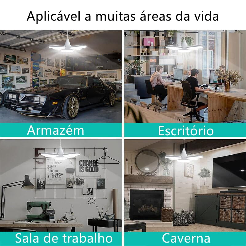 Lâmpada pétala led e27 28w 6500k