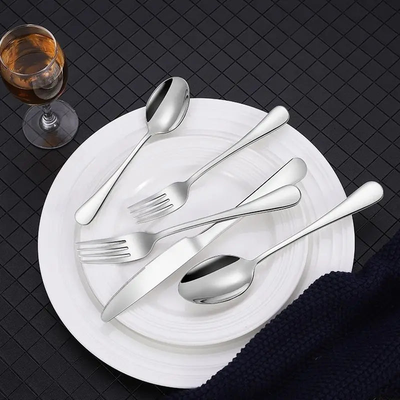 Kit  18 Peças Faca,Garfo e Colher para mesa posta
