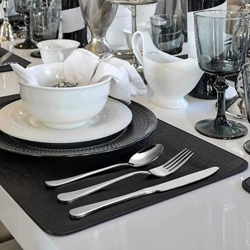 Kit  18 Peças Faca,Garfo e Colher para mesa posta