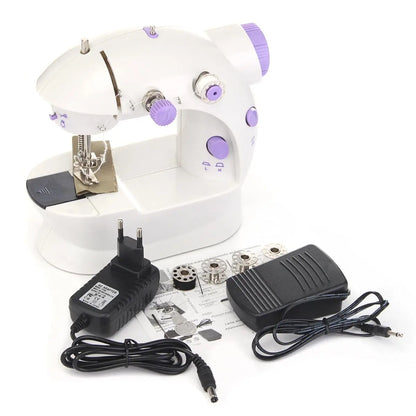 Mini Máquina de Costura Portátil com pedal